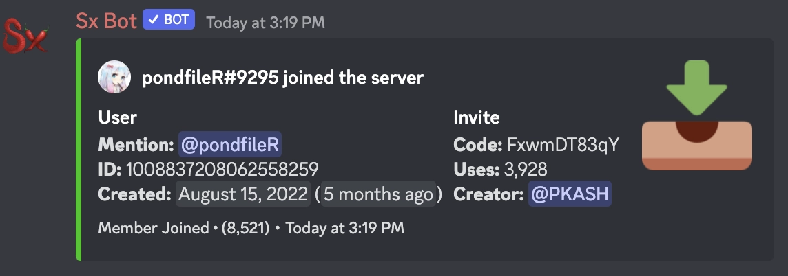 Discord Invite Tracking